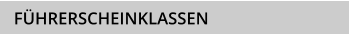 FÜHRERSCHEINKLASSEN